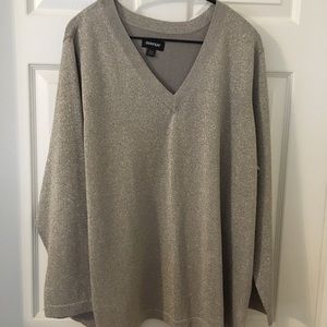 Woman’s Avenue glitter sweater top,